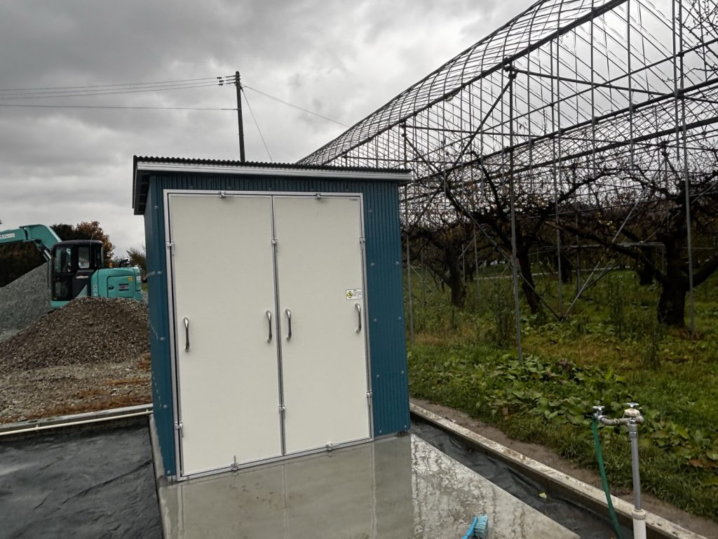 農機具格納庫の設置